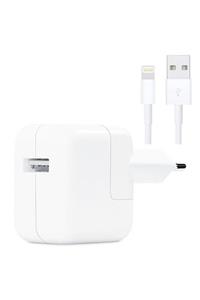 Magazabu Apple Ipad Mini (5th Generation) A2126 A2124 A2133 A2125 Şarj Aleti 12w Adaptör + Lightning Kablo