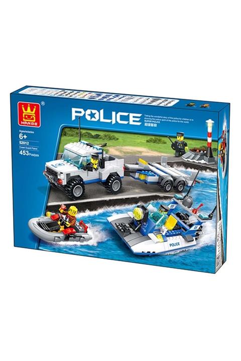 Burnis Toy Tekli Wange Sahil Güvenlik Devriye Seti 453 Parça 1