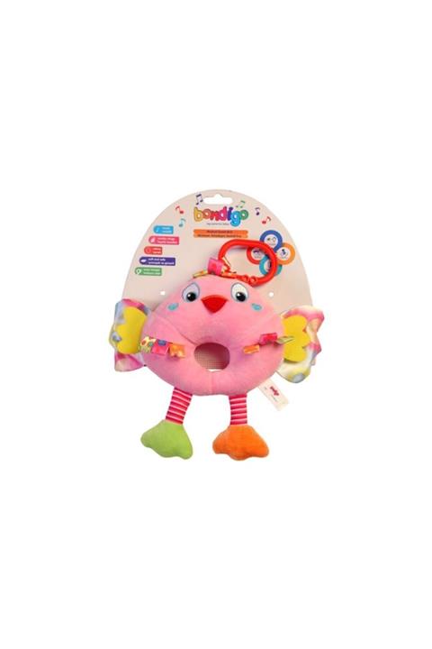BONDİGO Müzisyen Arkadaşım Sevimli Kuş Pembe