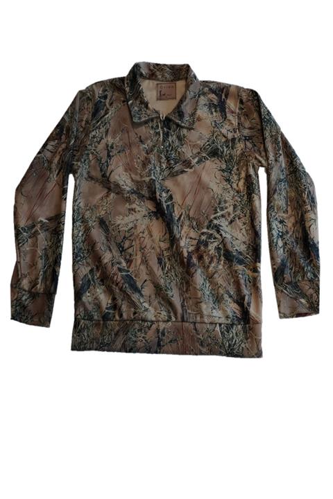 Orion Kamuflaj Desenli Polo Yaka Sweatshirt