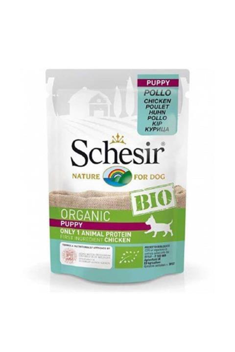 Schesir Bio Range Organik Yavru Köpek Konservesi 85 Gr