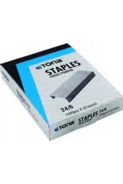 Etona Zımba Teli 24/6 20li - Gümüş