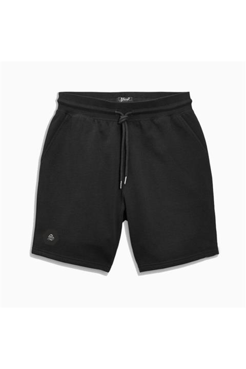 Shout Unisex Siyah Basic Short