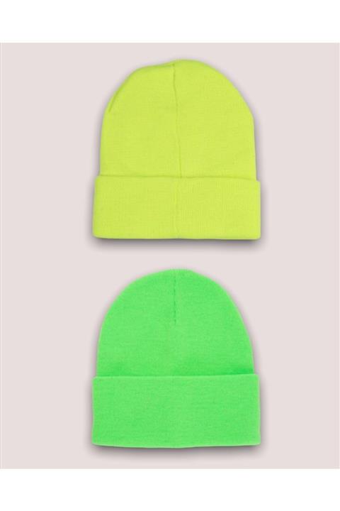 Goldmine Unisex Basic Bere Seti Neon Yeşil & Neon Sarı