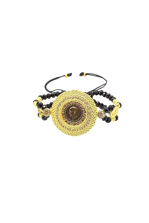 CiGOLD Taşlı Çeyrek Altın Bileklik 22 Ayar Altın 1,75 Gr K201026816