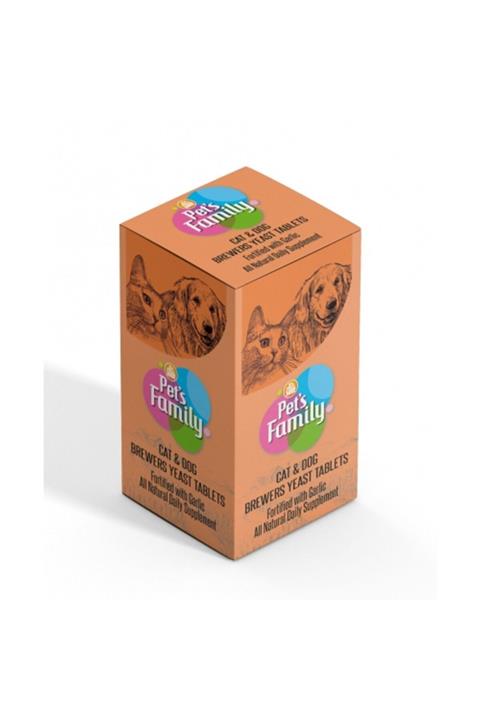 Pets Family Kedi Tüy Ve Deri Geliştirici Tablet Brewers Pet's Family 75 Adet