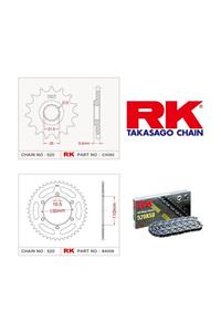 RK Kawasaki Z 250 Sl Rk X-Ring Zincir Dişli Set 520 Xso 14/42T(2015-2017)