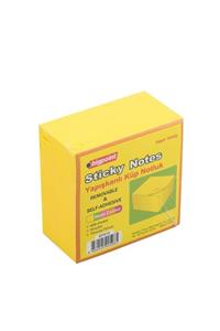 Bigpoint Yapışkanlı Super Sticky Küp Sarı 400 Yaprak Şirink 6 Adet