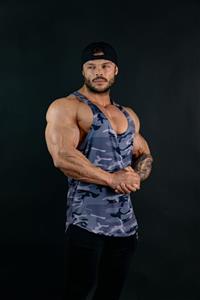 TEAM USA Usa Fitness Atlet Military Grey