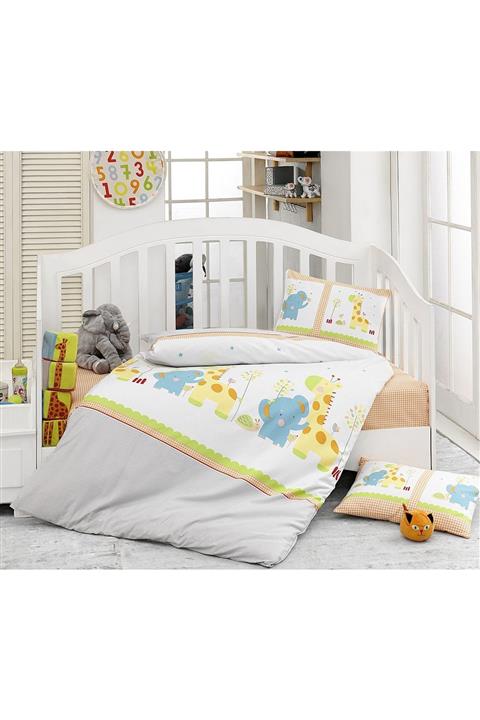 Baby Class Bebek Ranforce Majoli %100 Pamuk Ranforce Nevresim Takımı Bambini