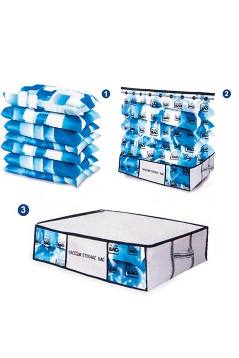 EZE Büyük Boy X-large Vakumlu Hurç Yastık Yorgan Toplama Saklama Hurç