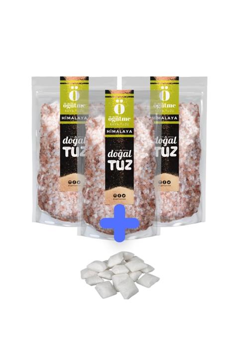 Doğaltuz Bundle Set - Himalaya Tuzu Kristal Tip (3x1000gr) + Hediye Bulaşık Makinası Tuzu 1 Kg - Doğal Tuz