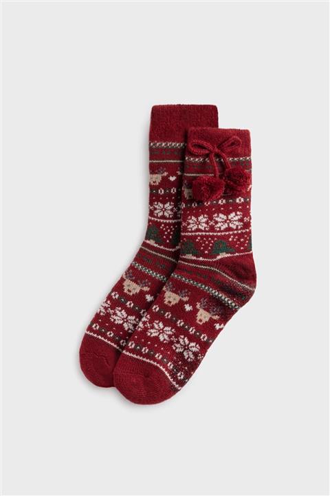 Oysho Desenli Orta Boy Kalın Çorap