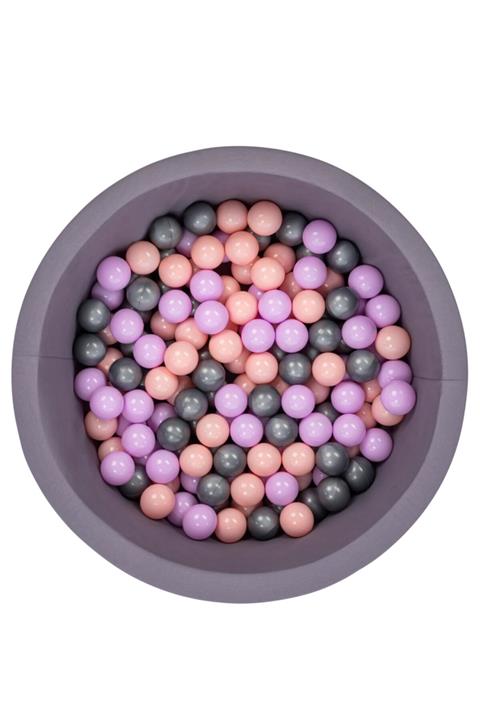 Wellgro Bubble Pops Gri Top Havuzu Gri Pembe Lila Top