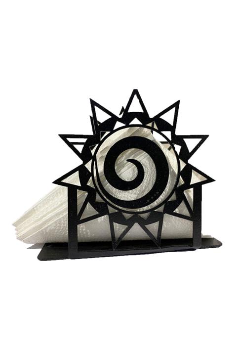 Tualle Astek Güneşi Desenli Peçetelik