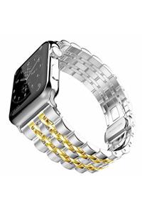 dijimedia Apple Watch 44mm Krd-14 Metal Kordon Siyah