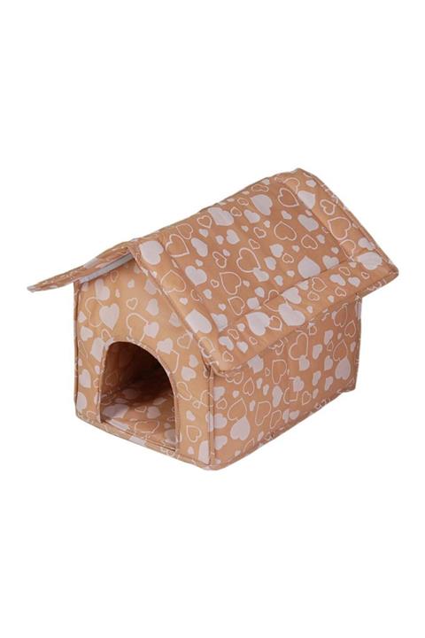 YAŞARMEDYA Evcil Hayvan Kedi Evi Kahve Rengi