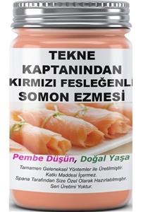 SPANA Tekne Kaptanından Kırmızı Fesleğenli Somon Ezmesi Ev Yapımı Katkısız 330gr