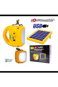 Powermaster Kamp Lambası Powerbank Solar Sistem