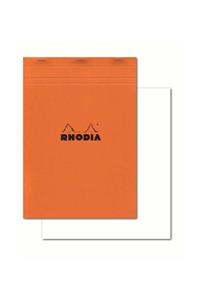 Rhodia Bsc A4 Çizgisiz Bloknot Turuncu Kpk 80Gr  /