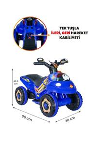 UJ Toys Müzikli Ve Led Işıklı Karınca Akülü Atv 6v-mavi