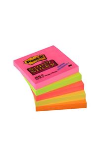 Postit Yapışkanlı Not Kağıdı 5 Neon Renk 90 Yp 76x76 654s-n