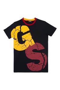 GSStore Galatasaray Çocuk Lisanslı Armalı Siyah Tshirt