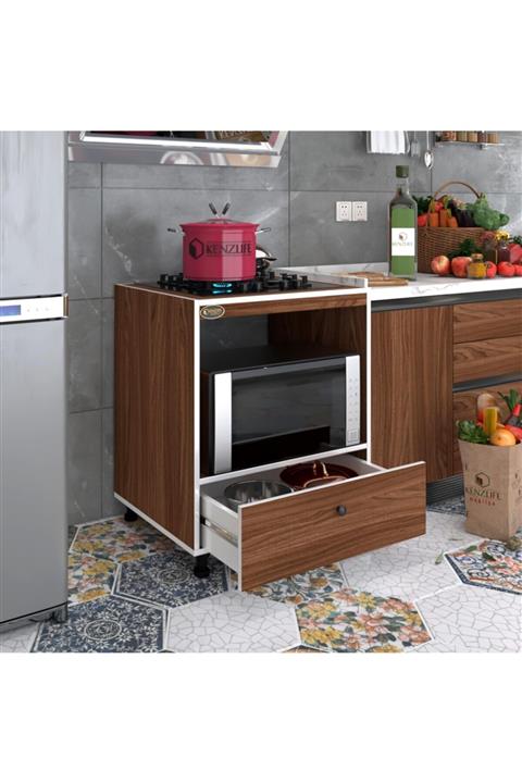 Kenzlife ocak dolabı piraye cvz 85*70*60 XLARGE çekmeceli hazır mutfak ankastre gömme ocak için