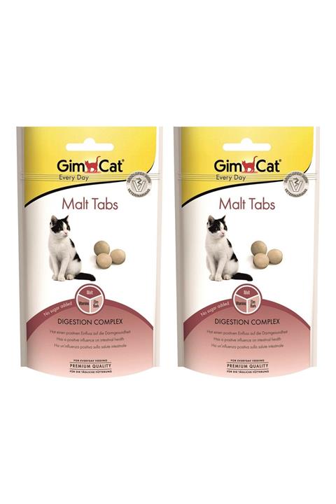 Gimcat Malt Tabs Kedi Ödül Tableti 40 g  2 Adet