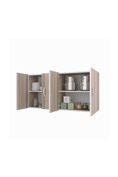 Kenzlife hazır mutfak merta crd 060*120*32 mutfak banyo dolabı kapaklı raflı