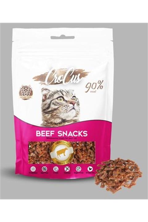 Crocus Snack Biftekli Tahılsız Kedi Ödülü 80 Gr