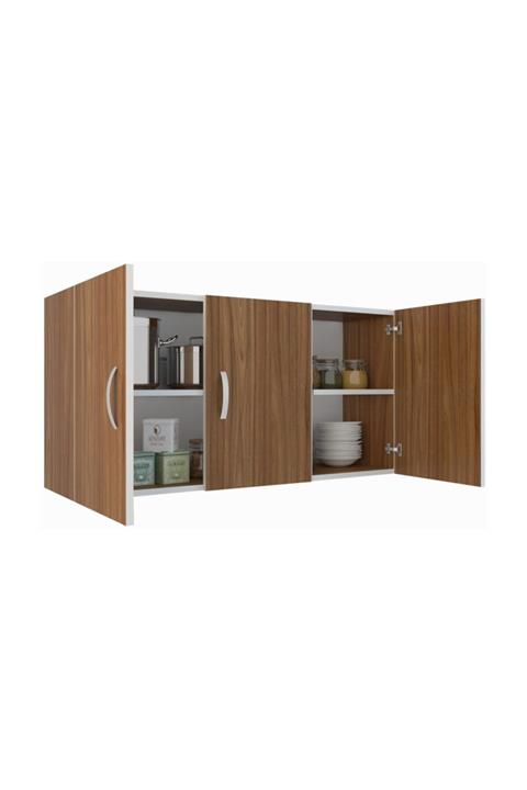 Kenzlife hazır mutfak dirca cvz 060*120*32 mutfak banyo dolabı kapaklı raflı