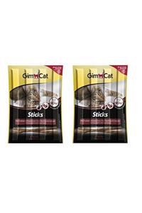 Gimcat Sticks Hindili Ve Tavşanlı Kedi Ödülü 4 Lü 20 Gr. X 2 Paket