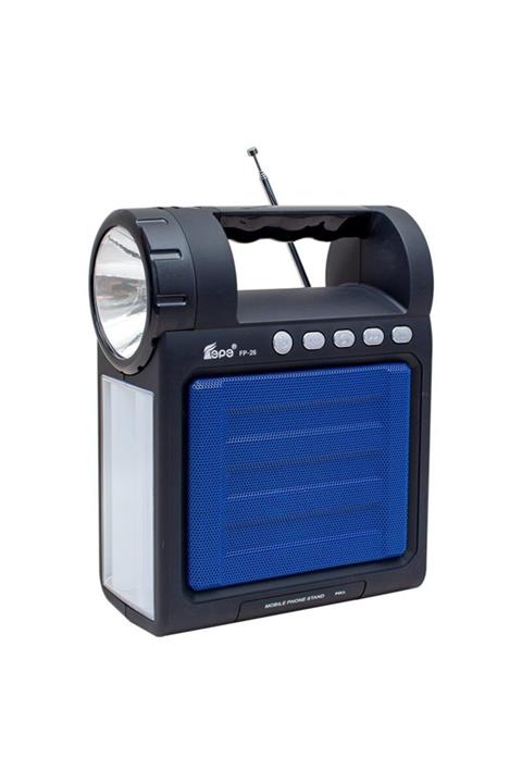 DÜVENCİ TİCARET Fm Radyolu Bluetoothlu Şarjlı El Feneri Hoparlör Fp 26