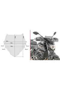 Givi Gıvı A2140 Yamaha Mt-07 (18-20) Rüzgar Siperlik