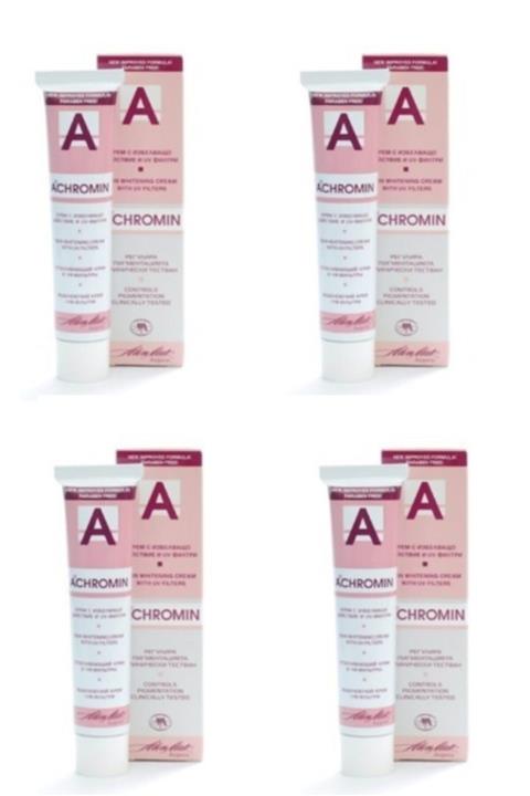Achromin 4 Adet Leke Karşıtı Beyazlatma Etkili Krem 4 X 45 Ml
