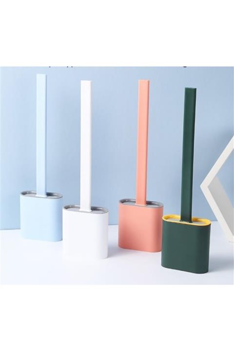 MASKAY Duvara Asılabilir Silikon Tuvalet Temizlik Fırçası