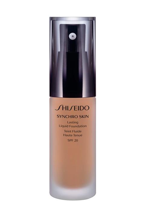 Shiseido Likit Fondöten - Synchro Skin Lasting Liquid Foundation Natural 4 30 ml 729238131224