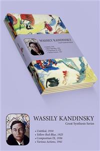 retronote Wassily Kandinsky 4'lü Defter Seti - Great Synthesis Series - Çizgisiz - 64 Sayfa - 10,5x14cm