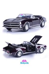 hediyecik 1:24 Chevrolet Camaro Ss Convertible 1967 Diecast Koleksiyon Model Araba Üzüm Siyahı