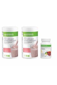 Herbalife Ekonomik Paket (2 Adet Ahududu Ve Beyaz Çikolatalı Shake Ve Limonlu Çay) Kilo Verme Seti