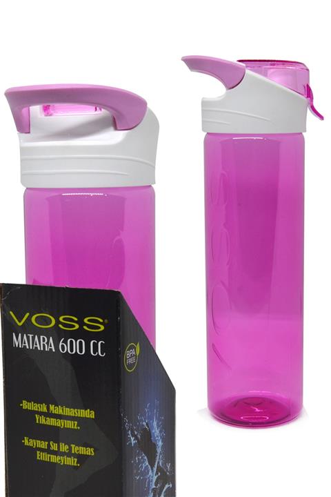 voss 600 Cc Plastik Matara Pembe