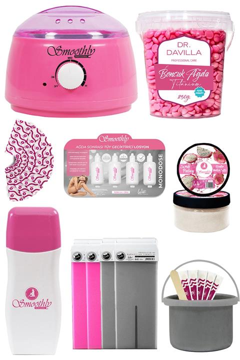 Dr.Davilla Dr Davillla Dev Ağda Seti Boncuk Ağda + Kuaför Ağdası + Büyük Sir Ağda Makineli Ağda Seti