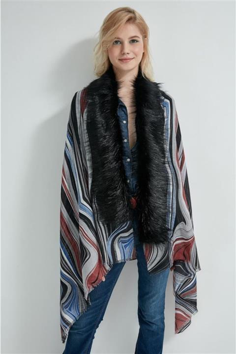 BALIENTE Kadın Gri Multicolour Desen Panço