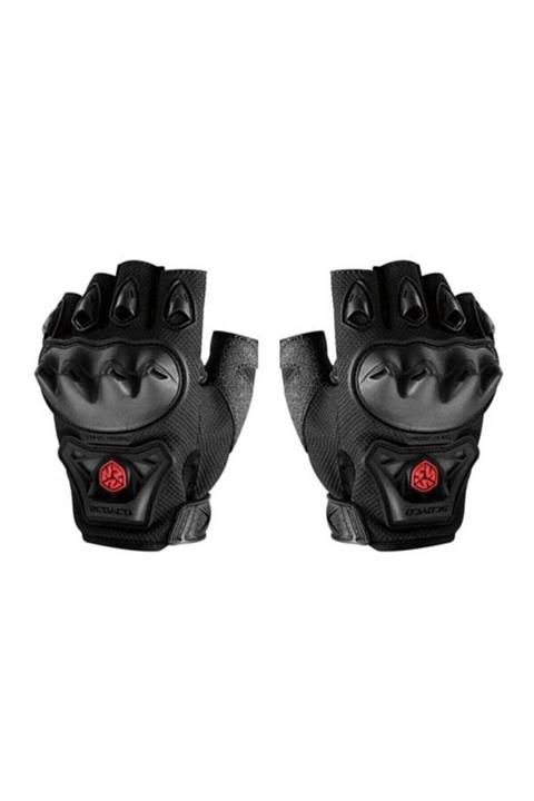 Scoyco Mc29 Parmaksız Korumalı Eldiven Siyah
