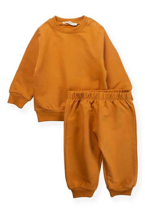 Cigit Basıc Bebek Takım 1 3 Yaş Yanık Oranj