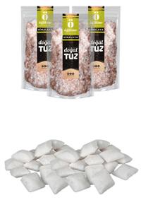 Doğaltuz Bundle Set - Himalaya Tuzu Kristal Tip (3x1000gr) + Hediye Bulaşık Makinası Tuzu 2 Kg - Doğal Tuz