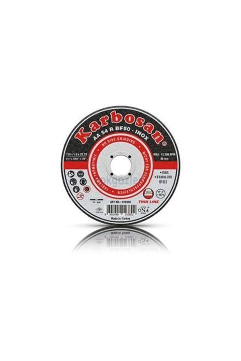 KARBOSAN Inox Düz Thinline Kesici 115x1.0x22.23