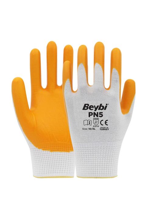 Beybi Pn5 Nitril Işçi Eldiveni No:10 12'li Paket