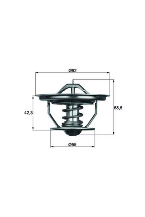 ÖZGÜÇYEDEK Termostat (71°) Scanıa 4 3 2